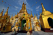 Yangon Myanmar. Shwedagon Pagoda (the Golden Stupa).  